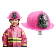 Nicky Bigs Novelties Child Deluxe Firefighter Helmet Thick Plastic Fireman's Hat Kids Firefighter Costume Accessory One Size